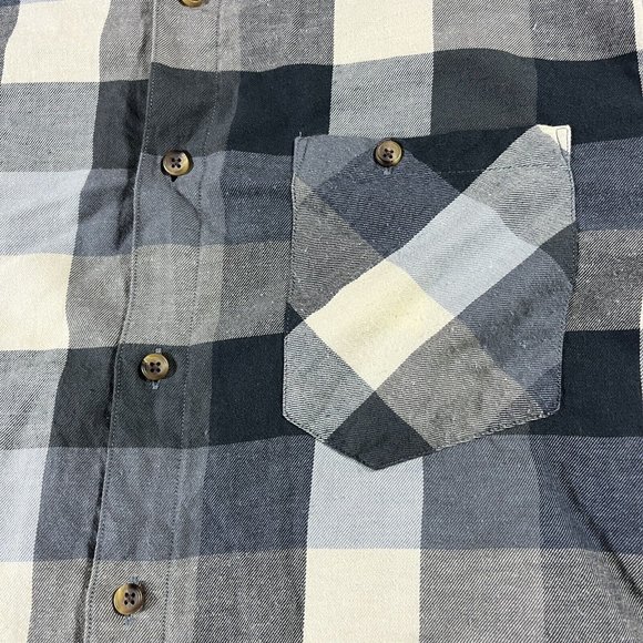 Nudie Jeans Co Flannel Shirt Men's XXL Plaid Button Up Long Sleeve - Picture 5 of 9